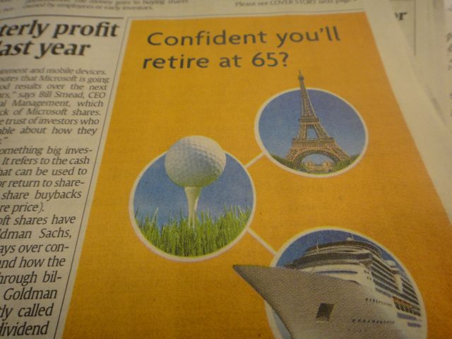 No one lacks desire to retire, do they? What if we had similar desire to chisel away imperfections?