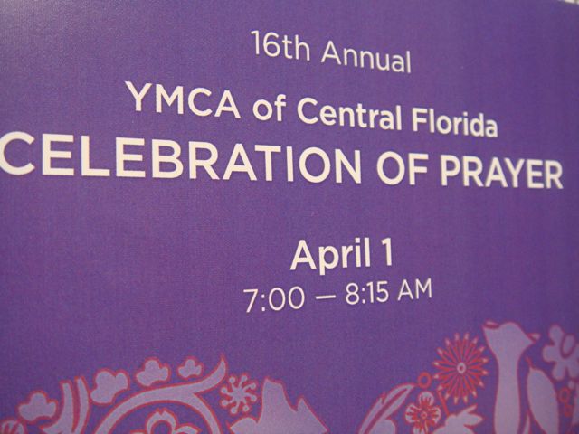 A Fellow Parishioner Extended An invitation To This YMCA of Central Florida Event