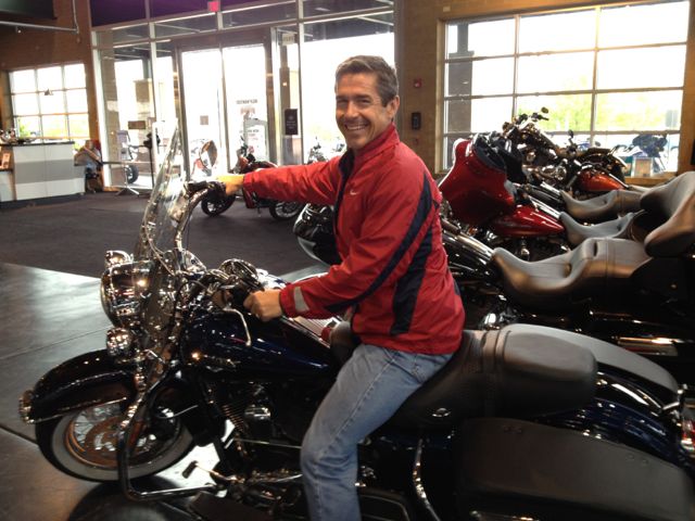 Cheryl and I biked across Washington State for our Honeymoon...on bicycles, not Harleys happy mothers day