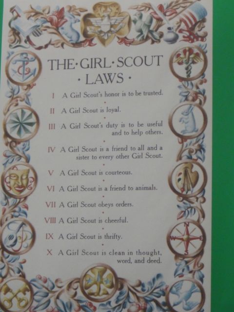 Girl Scout Laws