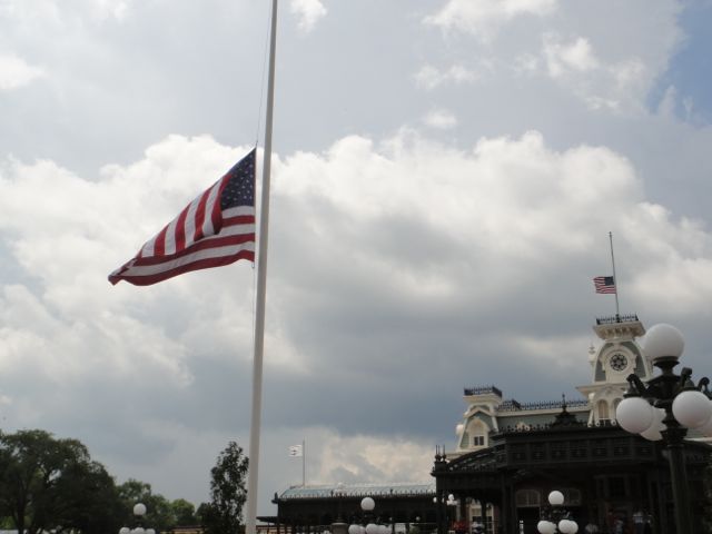 half mast is not a cause for celebration flags at half mast