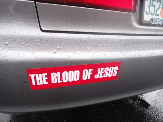 at the end of the day, each of us must find our own conviction about life the blood of Jesus