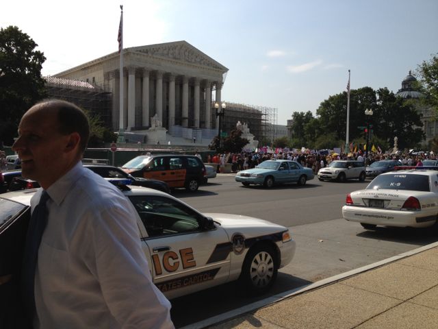 Just a quick visit to the Nation's Capital building and stumbled upon.... Obama care Senate vote, June 28, 2012