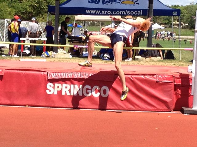 women's high jump Masters