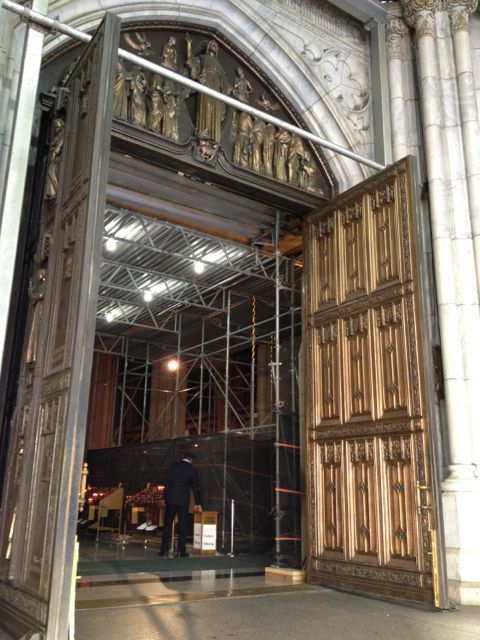St Patrick's Cathedral entrance