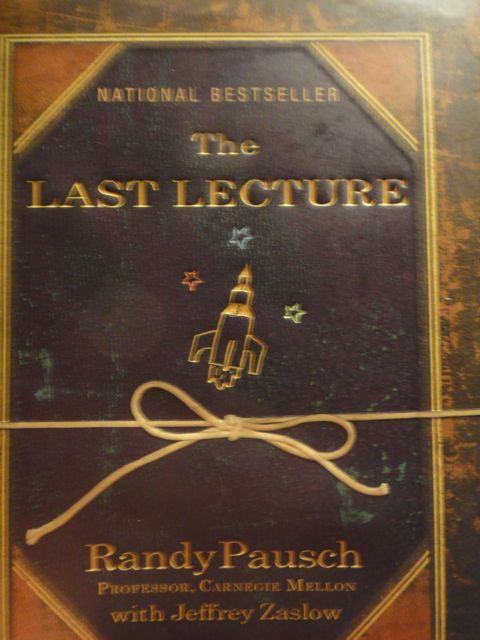 The Last Lecture front cover photo