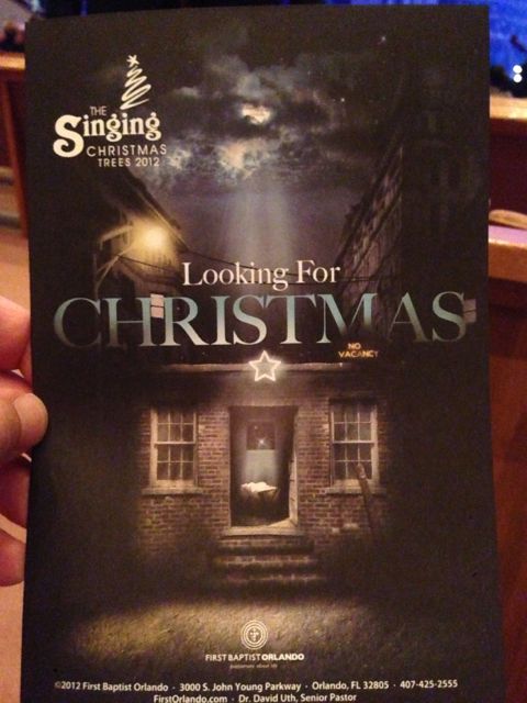 photo of Church production bulletin