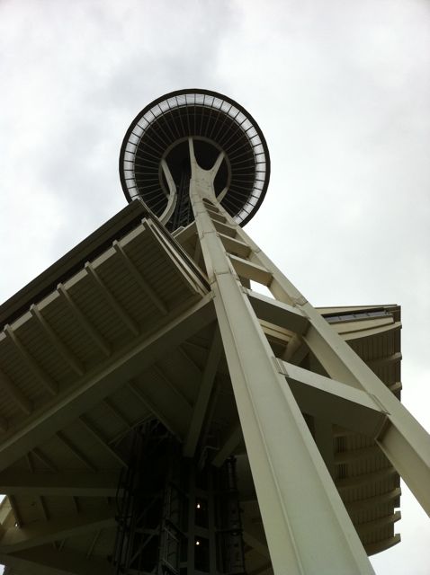 Seattle's Space Needle from the ground