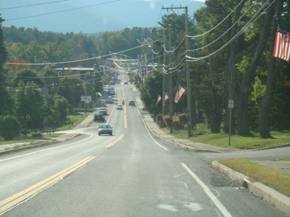 Main Street in Hunter Mountain, NY