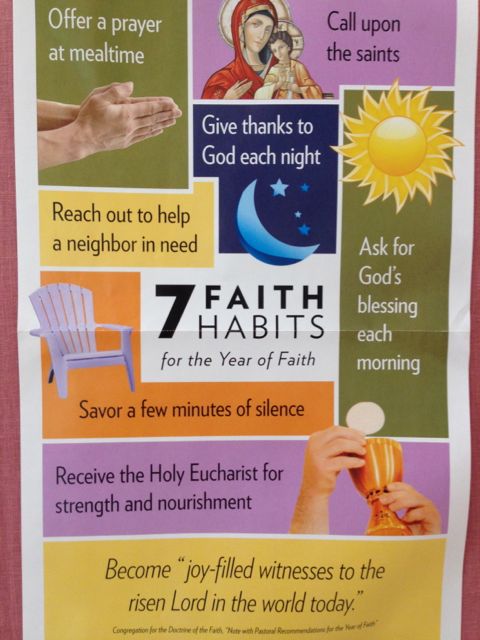Poster of Catholic 7 Faith habits