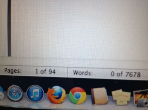 screen shot from author's word document