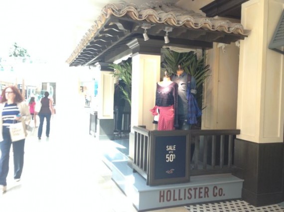 Hollister Store entrance Mall at Millenia