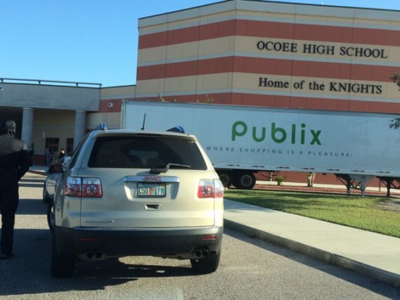 Ocoee High School and Publix Truck