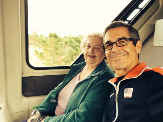 Mother and Son reunion at Walt Disney World