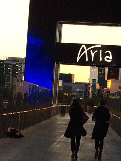 Sleeping, homeless Las Vegas person