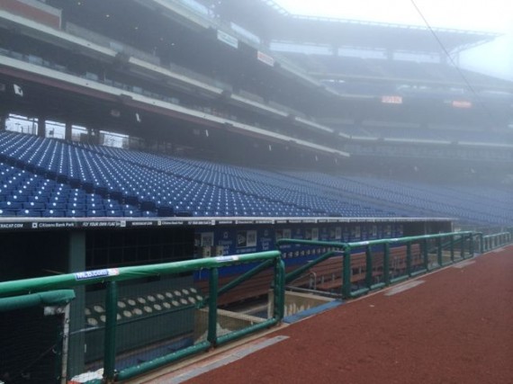 Phillies dugout