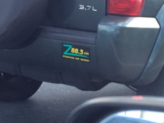 Orlando's Z88.3 Christian Radio bumper sticker