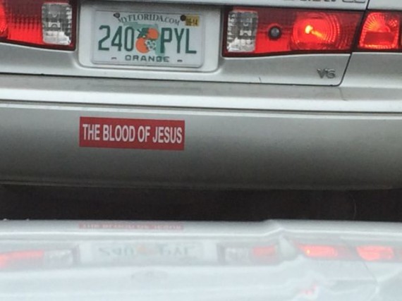 Jesus bumper sticker