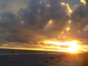 Sanibel Summer Sunset from Mitchell's Sand Castles