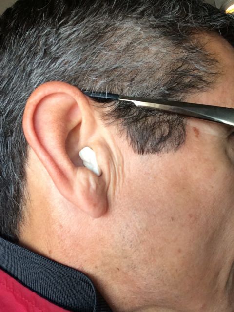 Ear plug made out of gum