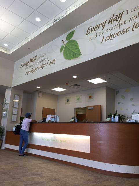 Center For Living Well lobby at Walt Disney World
