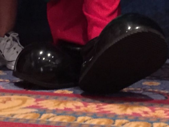 Mickey Mouse's feet