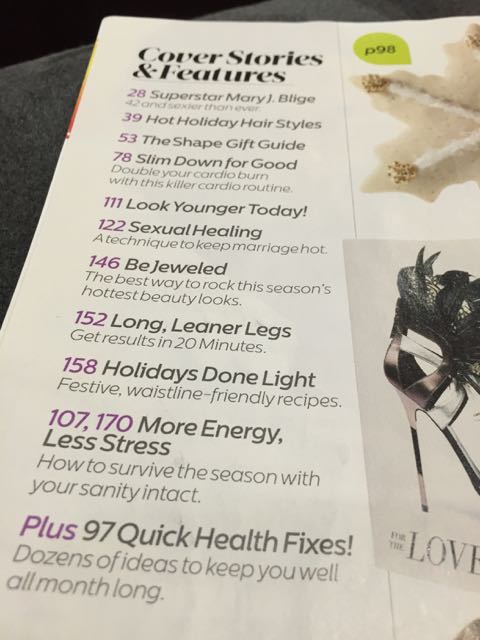 Shape magazine articles