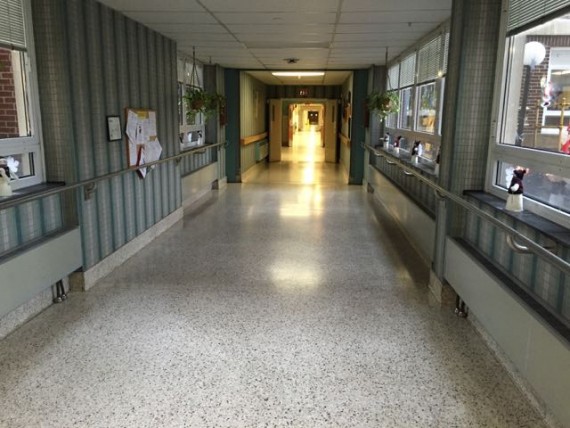 Nursing home hallway