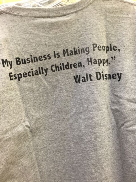 Walt Disney quote on tshirt