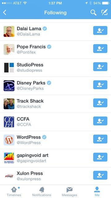 Twitter rock stars