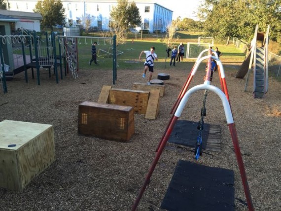 Middle school parkour
