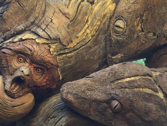 Disney's Animal Kingdom Tree of Life animal carvings