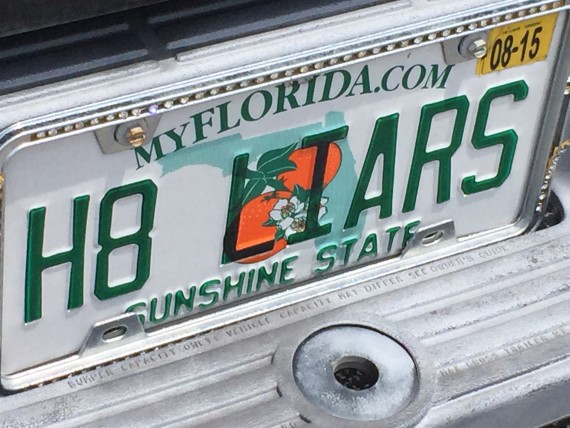 Vanity Florida license plate