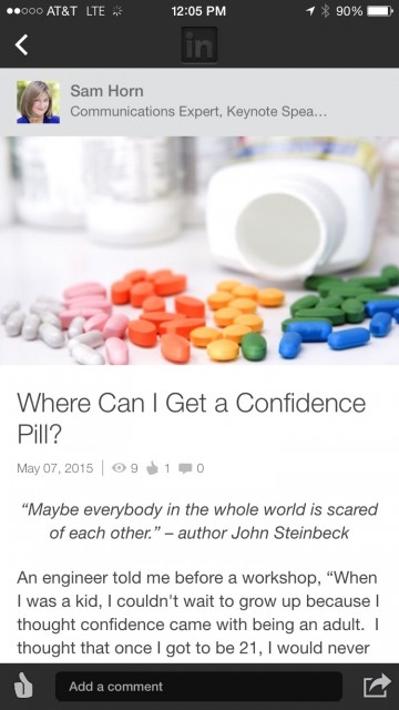 Sam Horn via LinkedIn