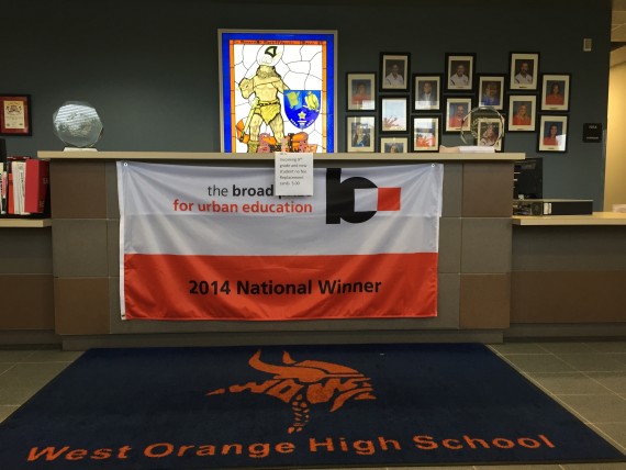 West Orange High School Administration office lobby