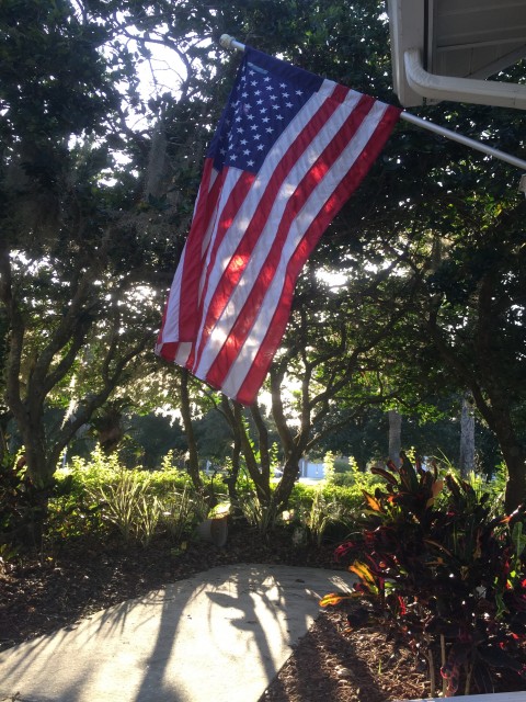 Homeowner's American Flag
