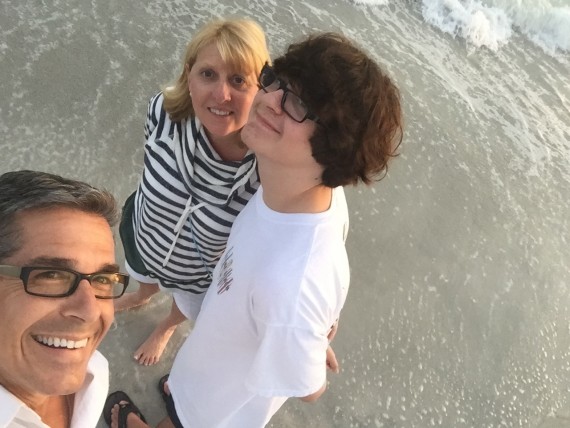 Family beach photo