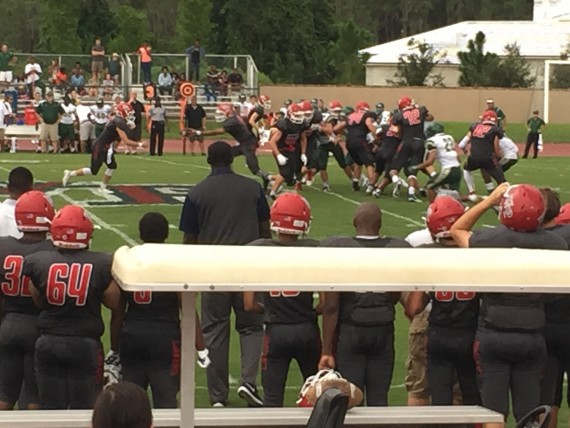 Windermere Prep 2015 first home football game