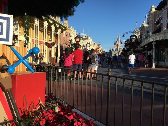 Magic Kingdom Christmas decorations