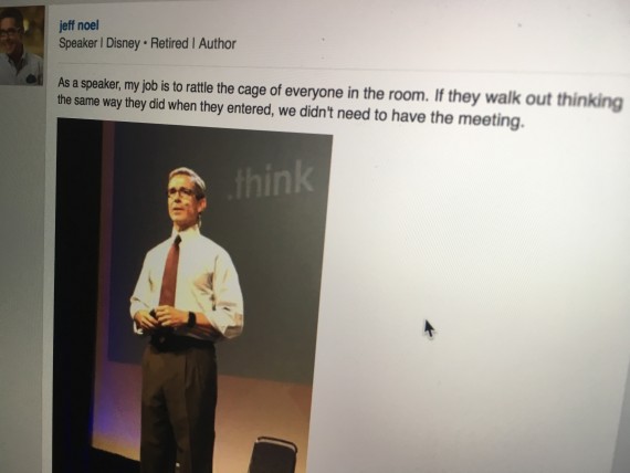 Disney Keynote Speaker jeff noel