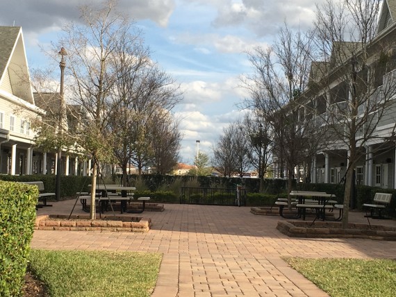 WPS HS commons courtyard