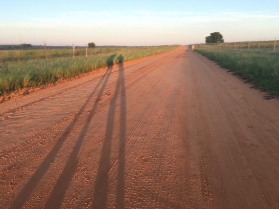 Runner's shadows