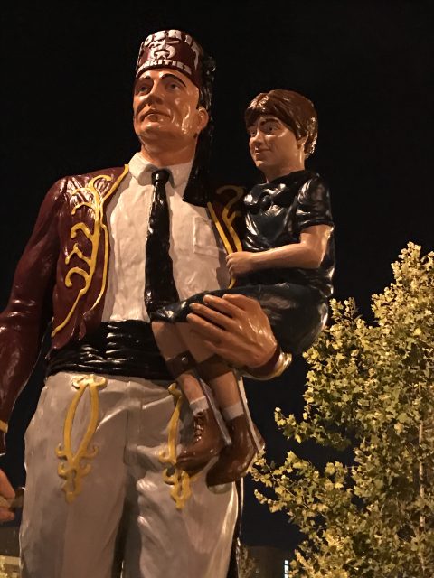 Shriner's statue