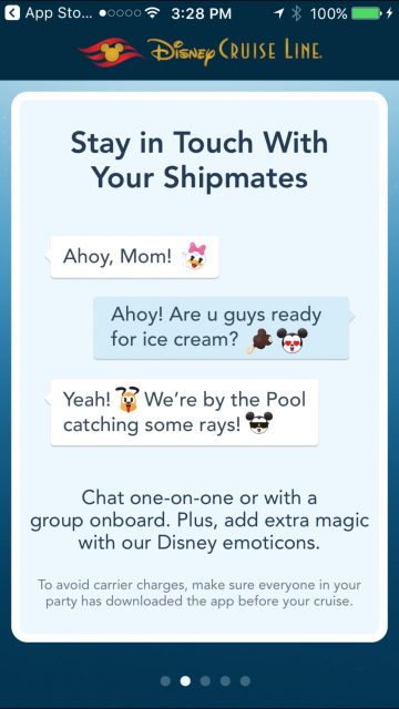 Disney Cruise Line app