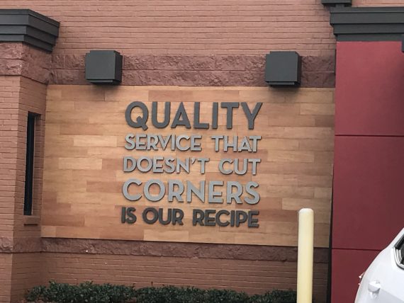 Wendy's service motto