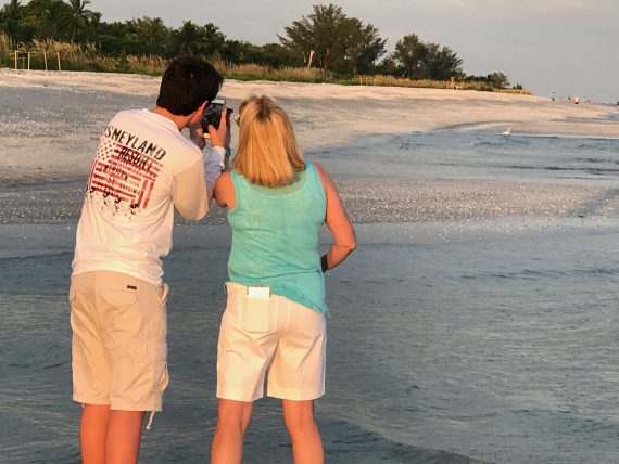 Florida beach business trip