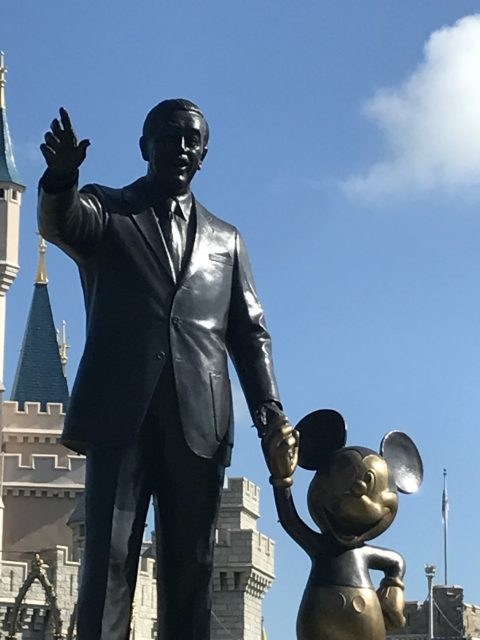Walt Disney Partners statue