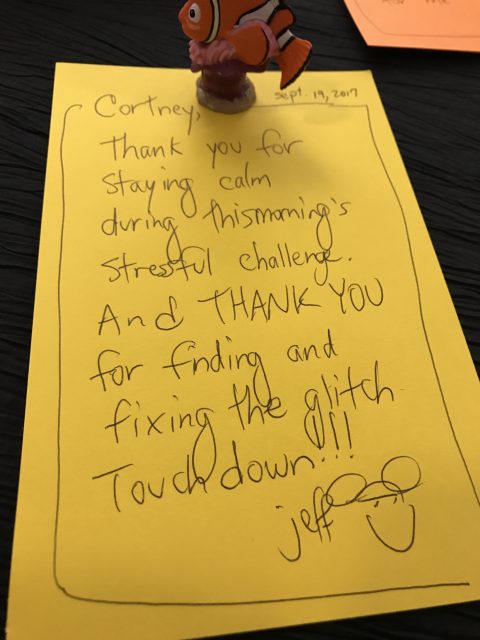 thank you note