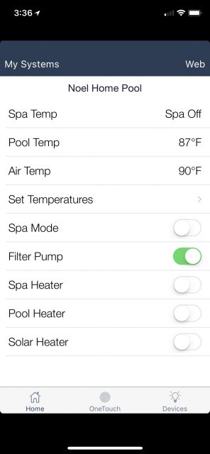 iPhone pool app