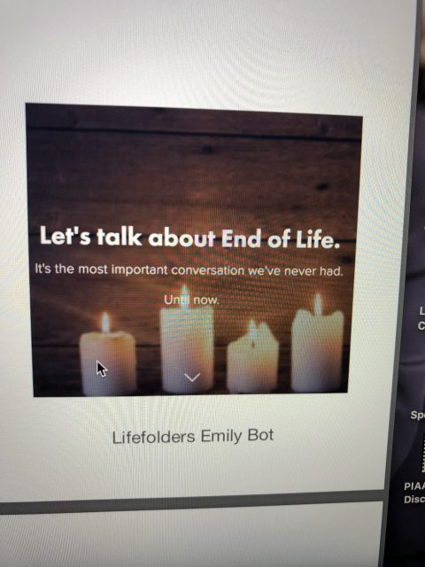 end of life talks